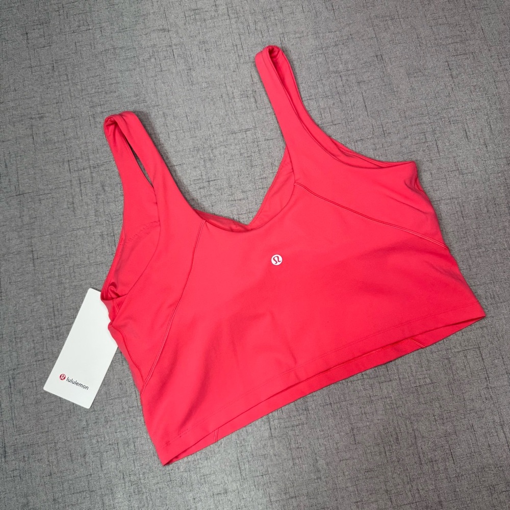Lululemon Align Tank Top Crop Top Glazed Pink Size 14 NWT - Picture 6 of 8